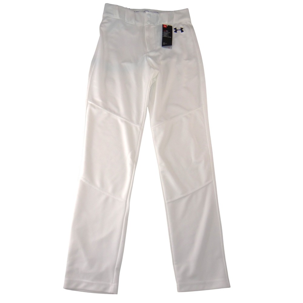 NWT-Under‎ Armour HeatGear Mens Baseball Pants White Loose Fit Small